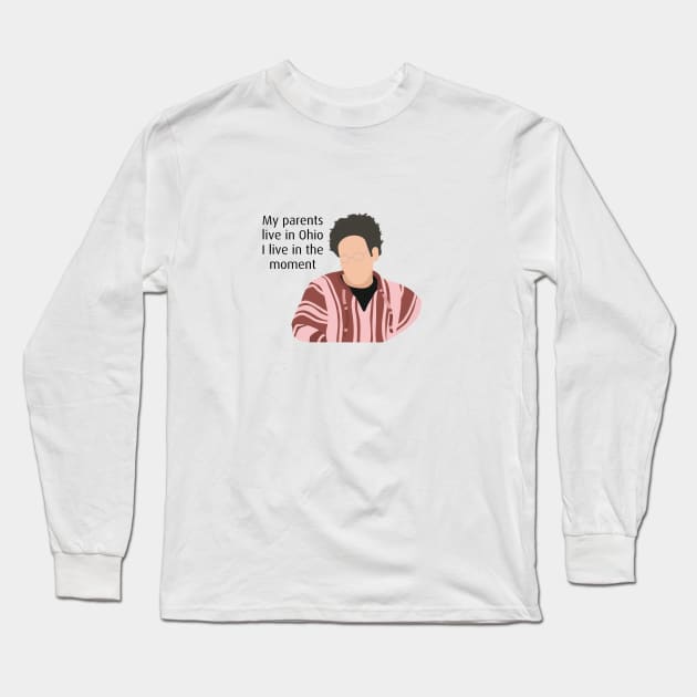 I Live In The Moment Long Sleeve T-Shirt by angiedf28